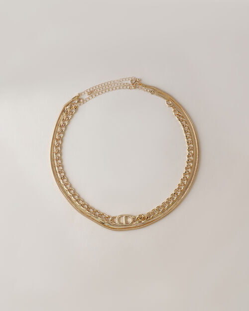 Collar Multicadena Dorado